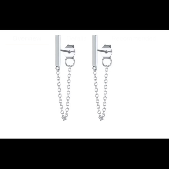 925 silver Tassel earrings - Picture 1 of 4